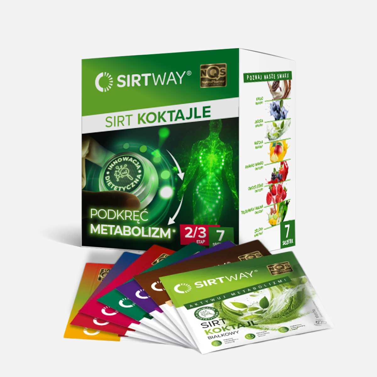 SIRT Koktajle - miks  smaków